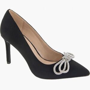 BCBGeneration Anna Pointed Toe Pump  With Sparkly Bow Size 8.5